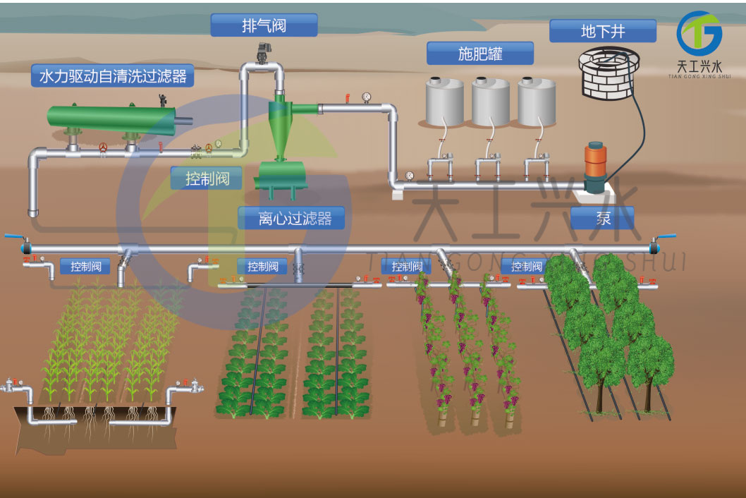 農(nóng)業(yè)灌溉首部過濾系統(tǒng)（網(wǎng)式過濾器）
